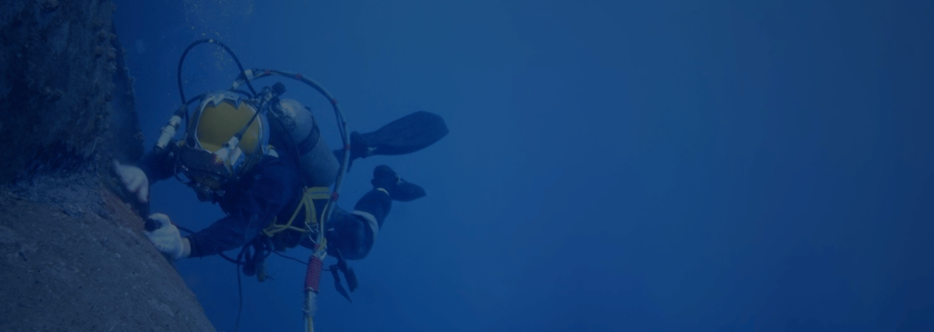 NRS Diving Maintenance Services Banner Underwater