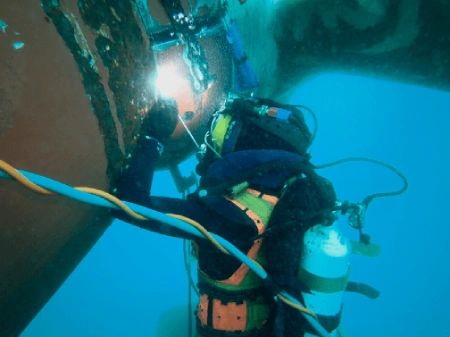 NRS underwater welding